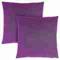 Monarch Specialties Pillows, Set Of 2, 18 X 18 Square, Insert Included, Accent, Sofa, Couch, Bedroom, Polyester, Purple I 9303